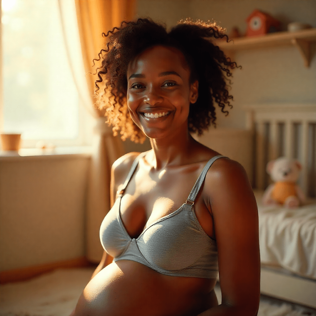 Mom smiling